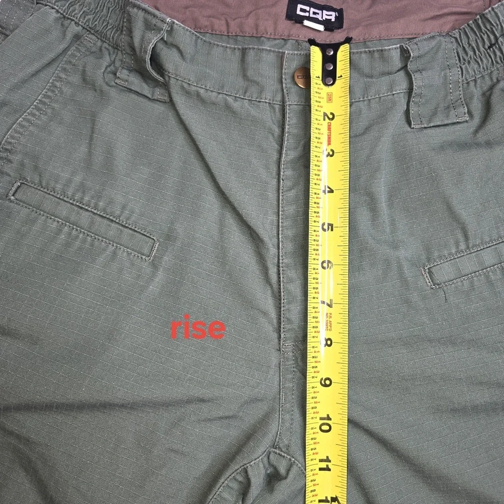 CQR TLP117 Mens Tactical Cargo Pants Green Ripstop Military Hiking Utility -3648